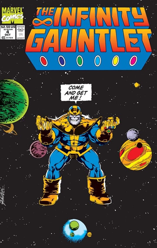 Marvel Comics Infinity Gauntlet #4 Copper Age 1991 Starlin Perez