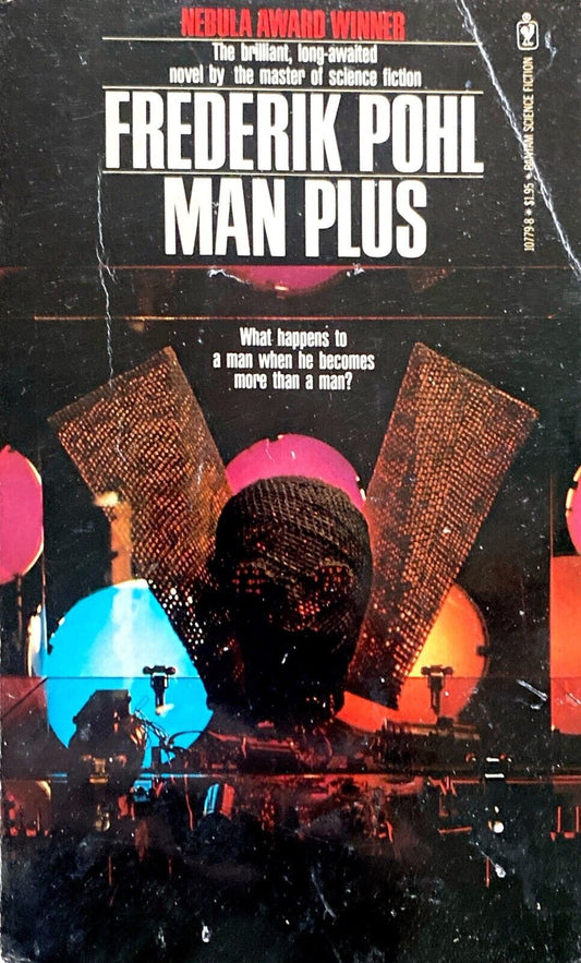 Man Plus by Frederik Pohl 1977 Bantam Paperback