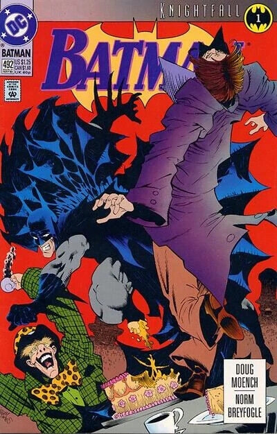 DC Comics Batman #492 Modern Age 1993 Knightfall