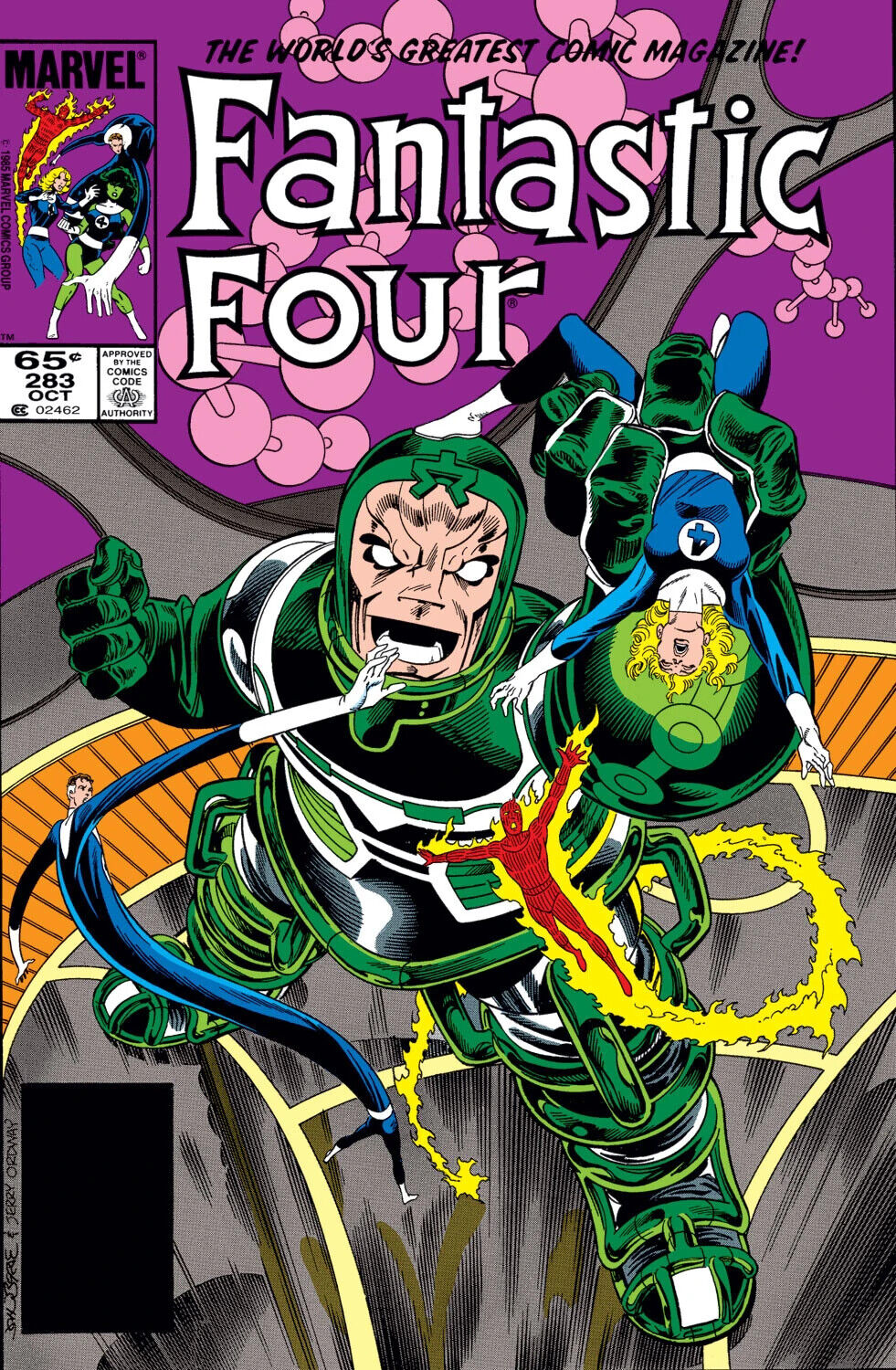 Marvel Comics Fantastic Four #283 Copper Age 1985