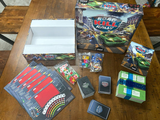 Road Kill Rally Board Game Complete 2010 Z-Man Games