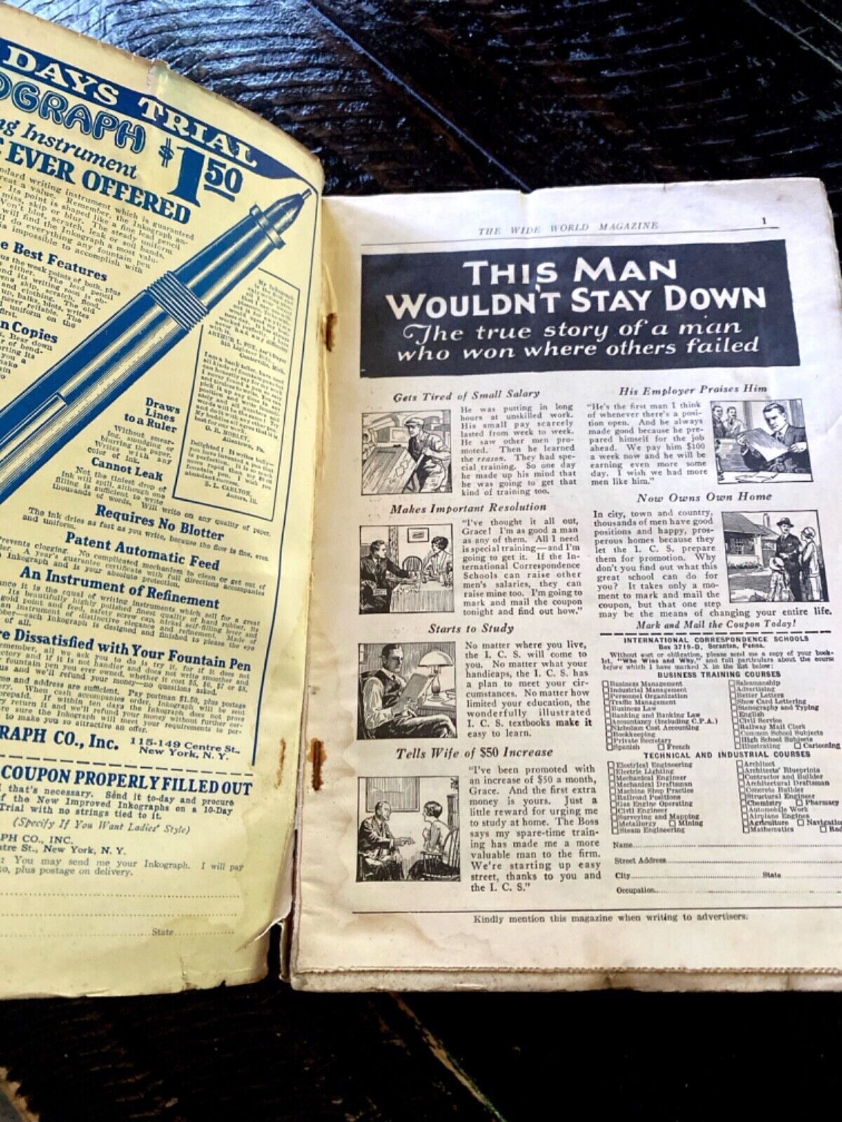 The Wide World Magazine No. 347 Vol. 58 March 1927 London Pulp