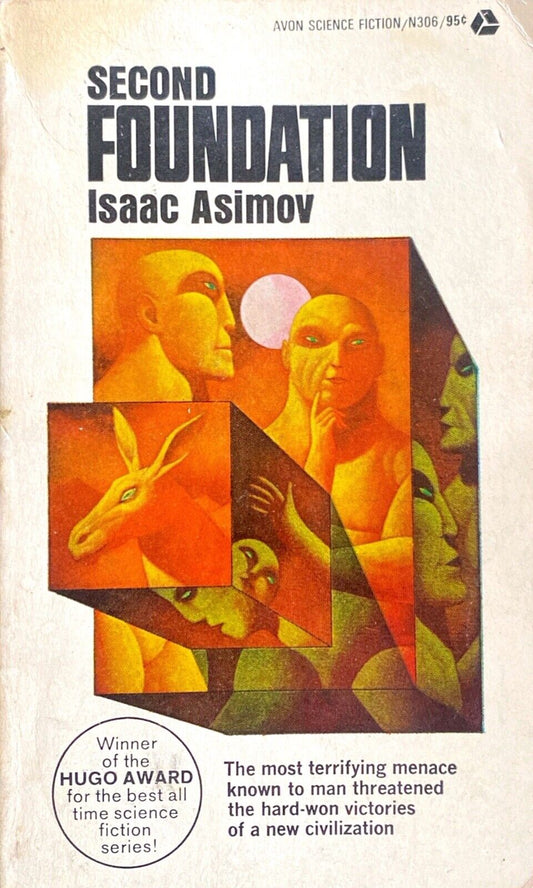 Second Foundation by Isaac Asimov 1964 Avon N306 Paperback