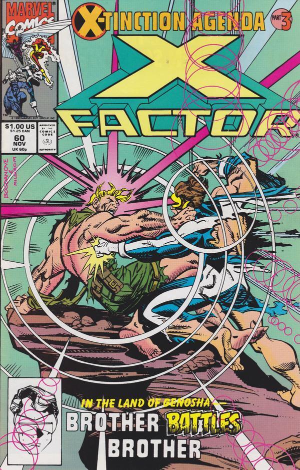 Marvel Comics X-Factor #60 Copper Age 1991 X-tinction Agenda