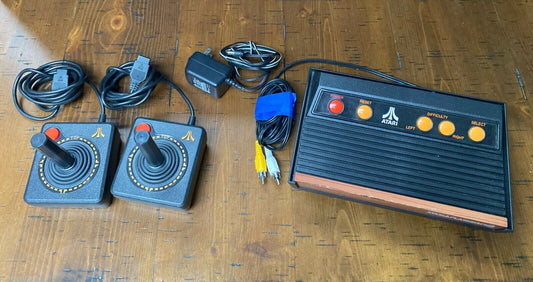 Atari Flashback 2 Console W/Controllers Power Supply Complete W/O Box