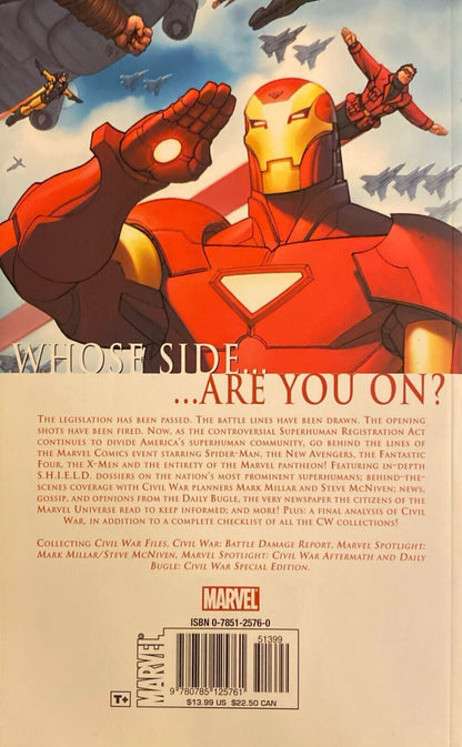 Marvel Comics Civil War Companion 2005 Paperback TPB