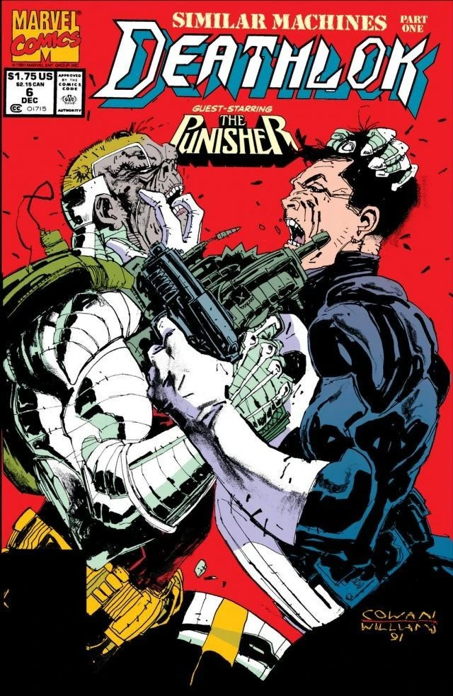 Marvel Comics Deathlok #6 Copper Age 1991 Punisher