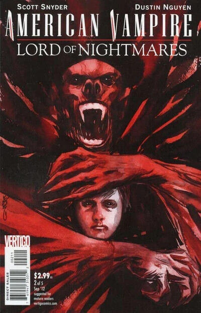 Vertigo Comics American Vampire Lord of Nightmares #2 Modern Age 2012