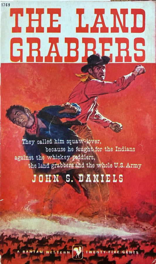 The Land Grabbers by John S. Daniels 1958 Bantam 1769 Paperback First