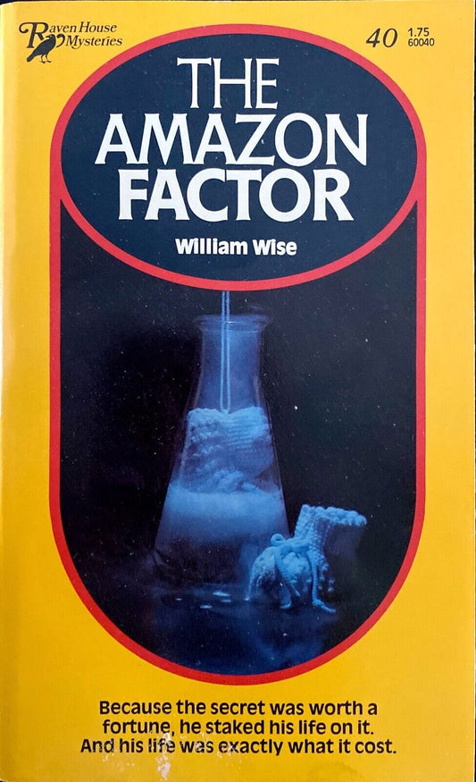 The Amazon Factor by William Wise 1980 Raven House Mysteries Paperback