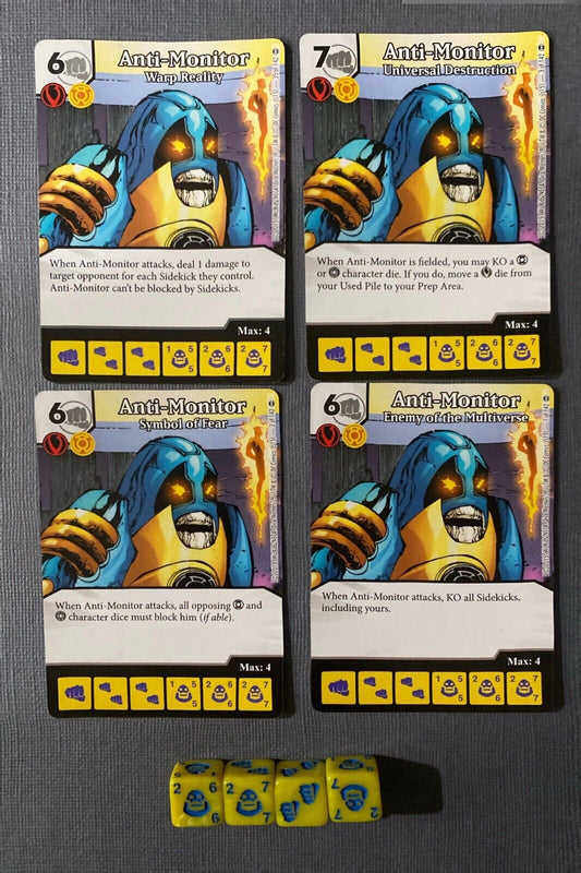 Wizkids DC Dice Masters War of Light Anti-Monitor Set +4 Dice
