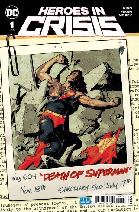 DC Comics Heroes in Crisis #1-9 Modern Age 2018-2019 Complete Variant Set