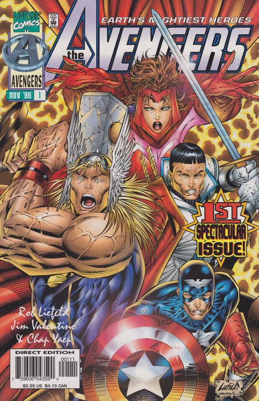 Marvel Comics Avengers #1 Modern Age 1996 Variant