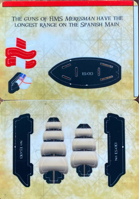 WizKids Pirates CSG of the Spanish Main ES-013 HMS Meresman