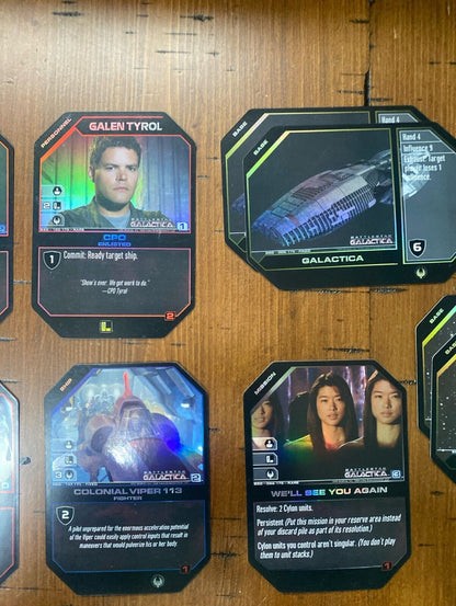 Large Lot of 400+ WizKids Battlestar Galactica Cards TCG CCG
