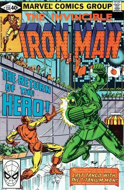Marvel Comics Iron Man #135 Bronze Age 1980