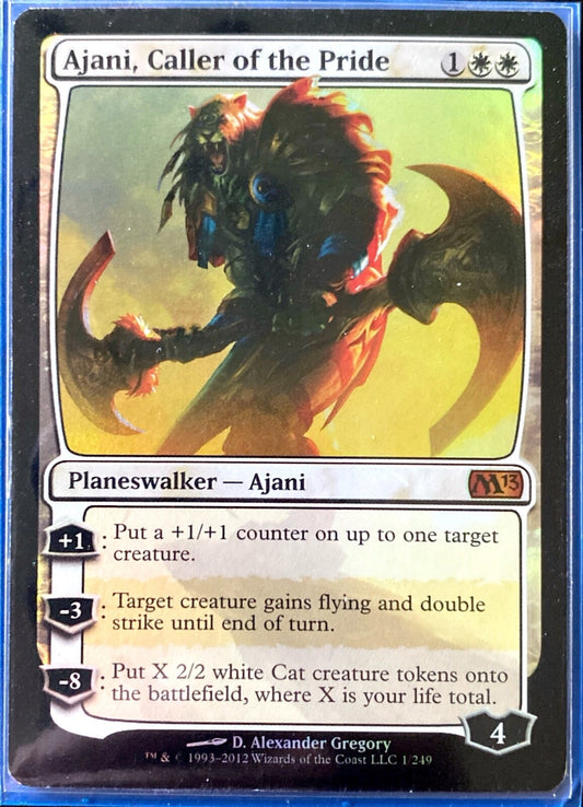 Magic the Gathering (MTG) Ajani, Caller of the Pride Magic 2013 (M13) Foil