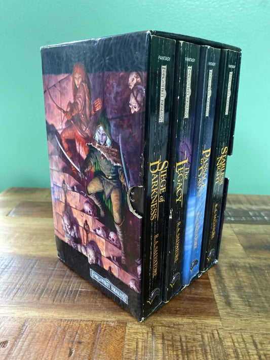 Legacy of the Drow Quartet by R.A. Salvatore Paperback D&D Forgotten Realms