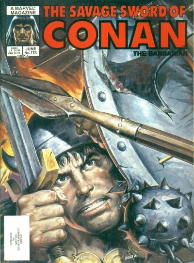 Marvel Magazine Savage Sword of Conan #113 Copper Age 1985