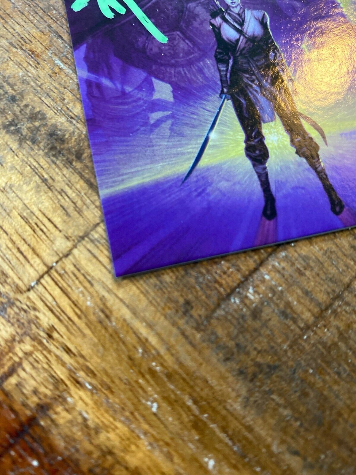 TMNT Teenage Mutant Ninja Turtles Jennika Art Card Signed Tyler Kirkham