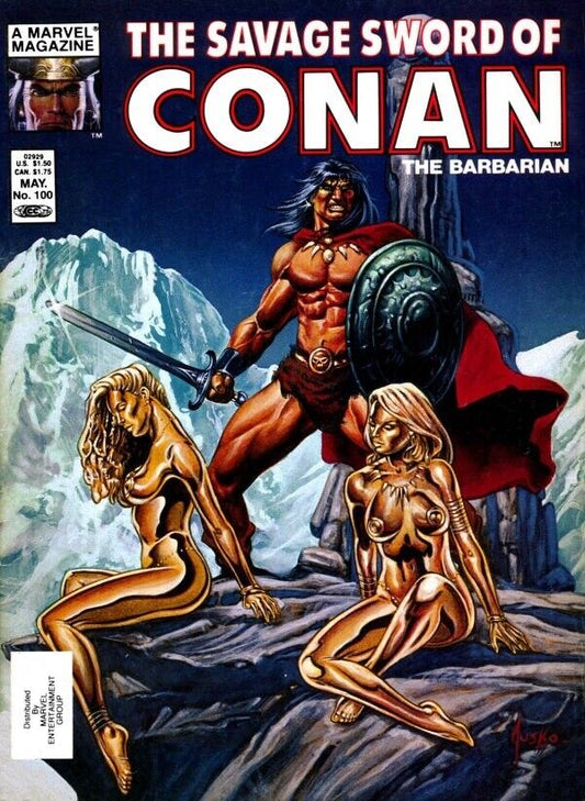 Marvel Magazine Savage Sword of Conan #100 Copper Age 1984