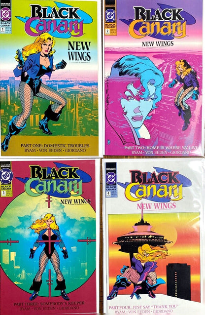 DC Comics Black Canary: New Wings #1-4 Copper Age 1991-1992 Complete Set
