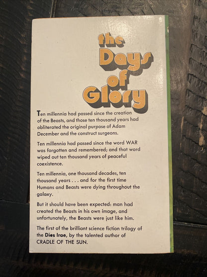The Days of Glory by Brian M. Stableford 1971 Ace 14000 Paperback