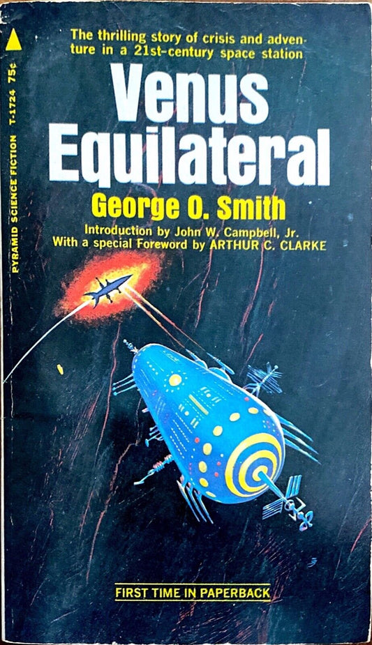 Venus Equilateral by George O. Smith 1967 Pyramid T-1724 Paperback