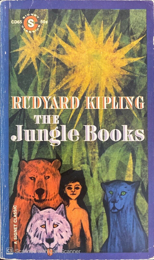 The Jungle Books by Rudyard Kipling 1961 Signet Classic CD65 Paperback
