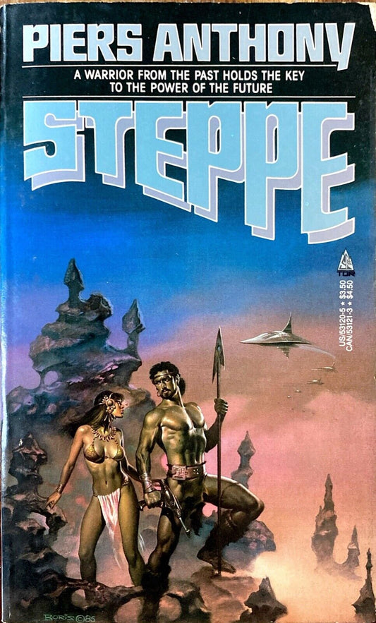 Steppe by Piers Anthony 1986 Tor Paperback