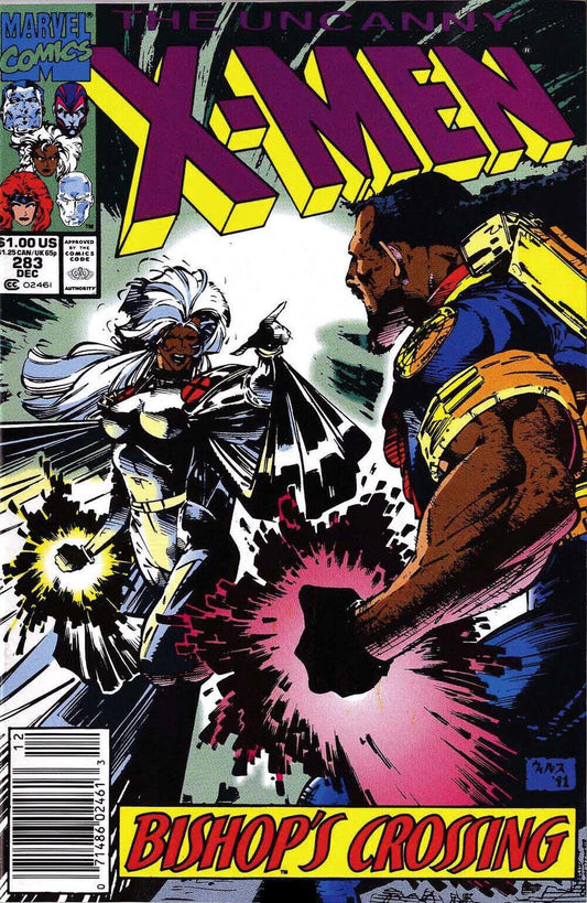 Marvel Comics Uncanny X-Men #283 Copper Age 1991 First Bishop