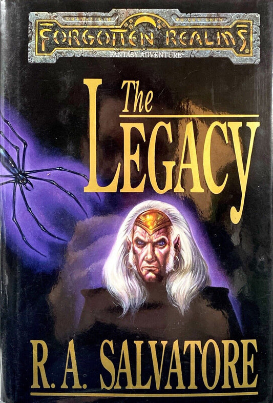 Legacy by R.A. Salvatore 1992 TSR Hardcover Forgotten Realms First