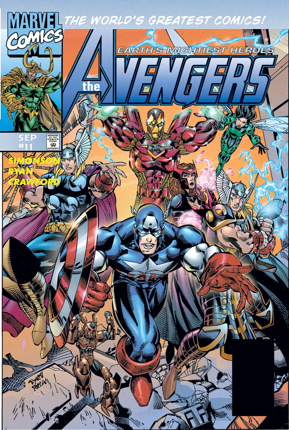 Marvel Comics Avengers #11 Modern Age 1997