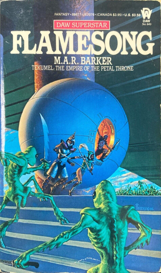 Flamesong by M.A.R. Barker 1985 Daw Paperback