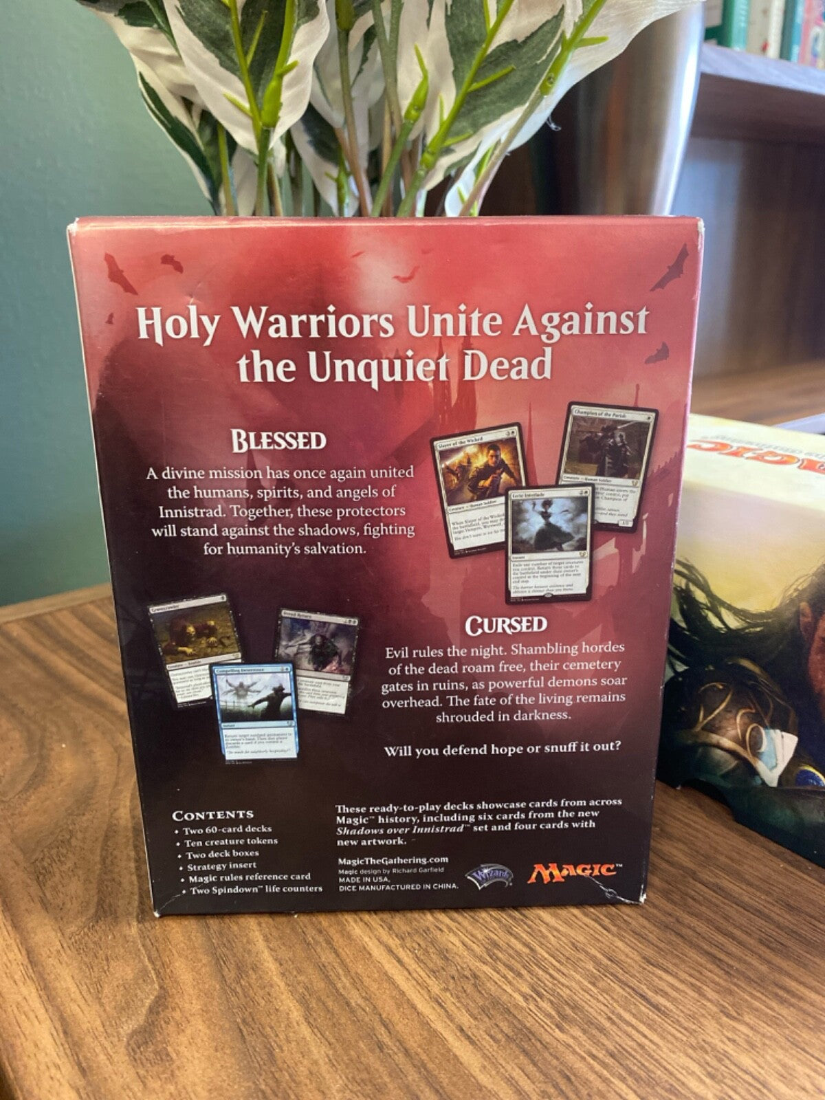 Magic the Gathering (MTG) Blessed vs. Cursed Duel Decks sealed