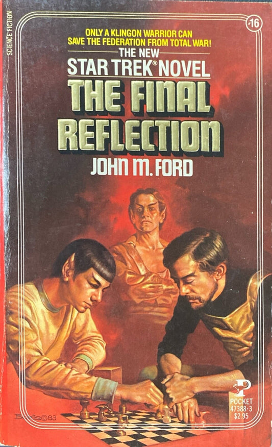 Star Trek #16: The Final Reflection by John M. Ford 1984 Pocket Paperback