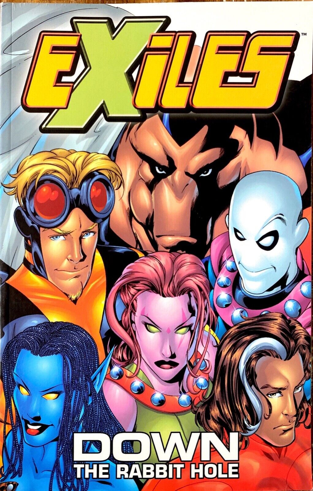 Marvel Comics Exiles Volume 1: Down the Rabbit Hole 2002 Trade Paperback