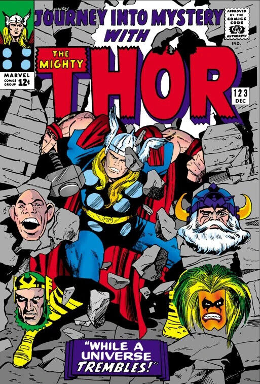 Marvel Comics Journey Into Mystery #123 Silver Age 1965 Thor Loki