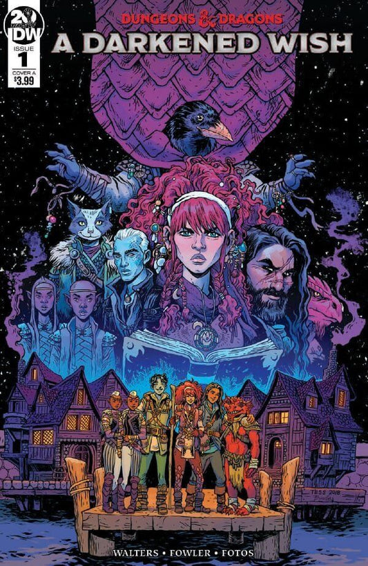 IDW Comics Dungeons & Dragons: A Darkened Wish #1 Modern Age 2019 Variant