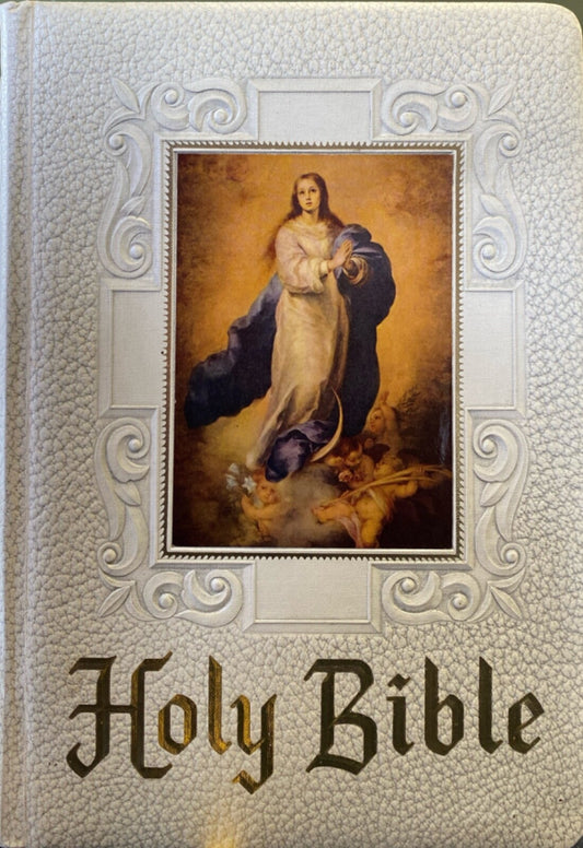 Holly Bible (Parish Edition) 1968 Catholic Bible Publishers leather-bound