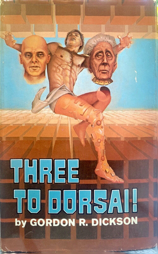 Three to Dorsal! by Gordon R. Dickson 1975 Nelson Doubleday Hardcover BCE