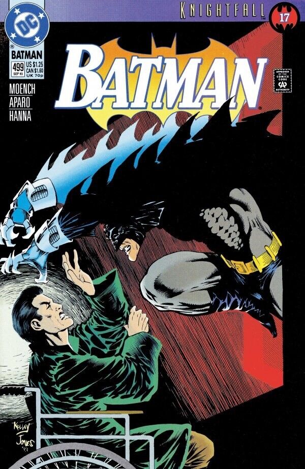 DC Comics Batman #499 Modern Age 1993 Knightfall