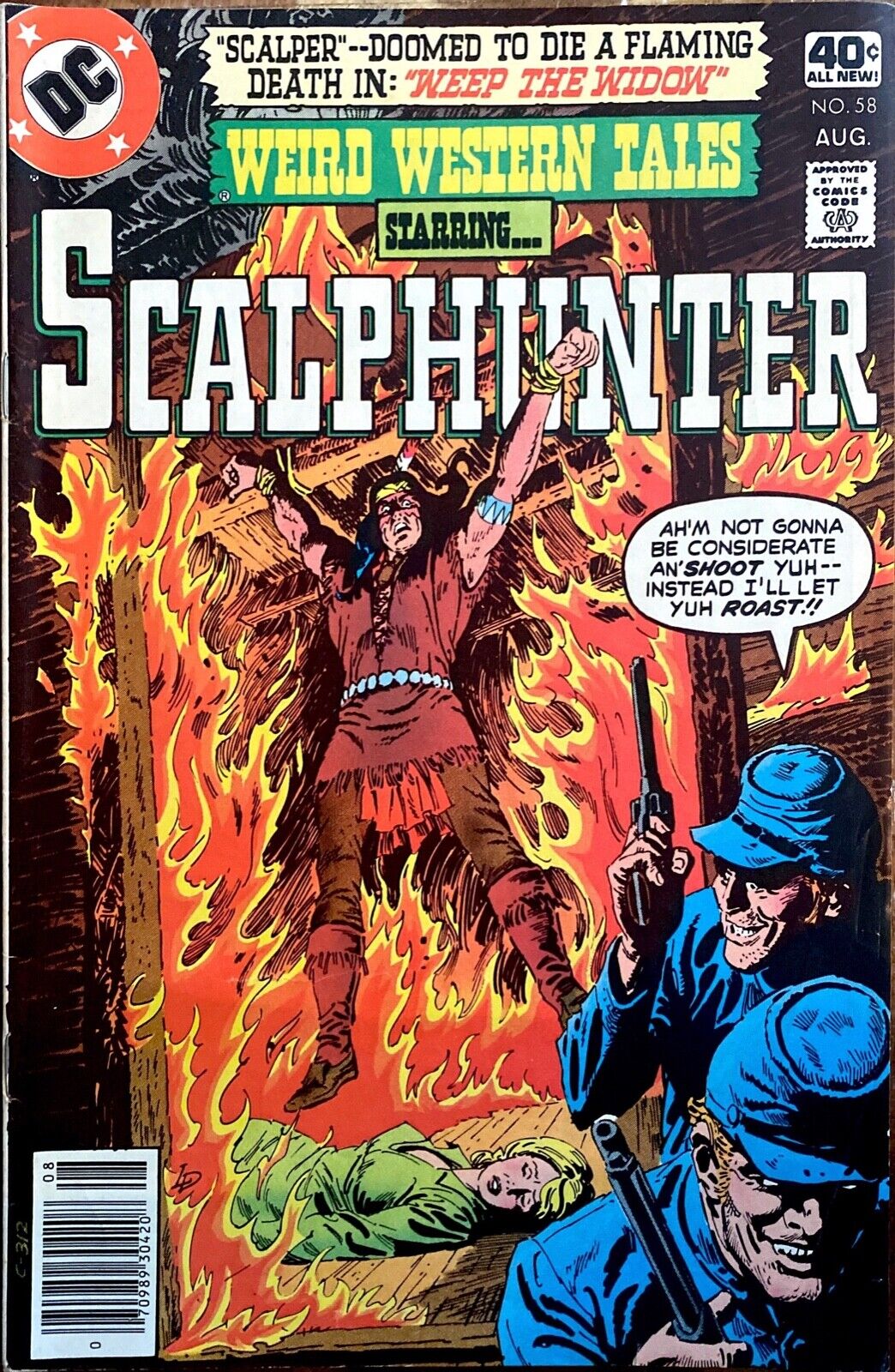 DC Comics Weird Western Tales #58 Bronze Age 1979 Scalphunter
