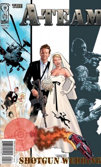 IDW Comics The A-Team: Shotgun Wedding #4 Modern Age 2010