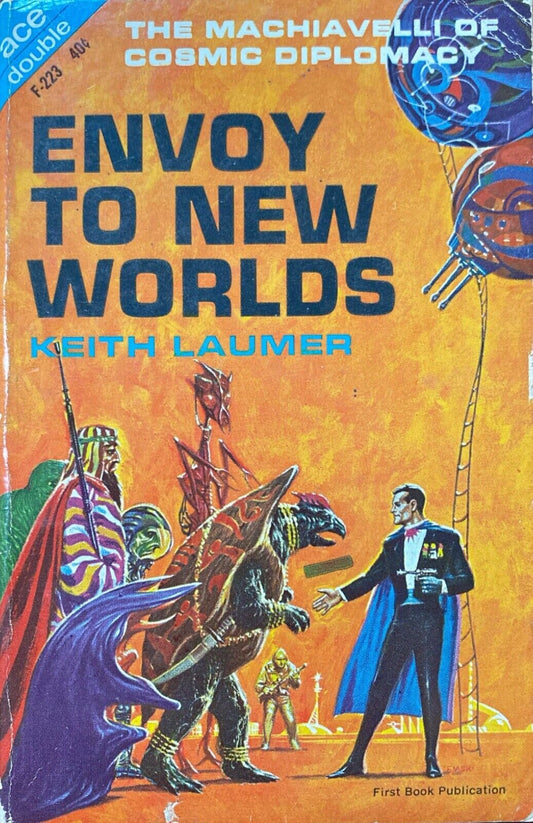 Flight From Yesterday/Envoy to New Worlds by Williams/Laumer Ace Double F-223