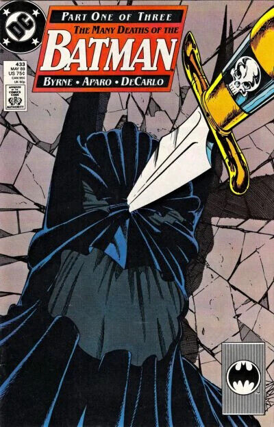DC Comics Batman #433 Copper Age 1989 The Many Deaths of the Batman