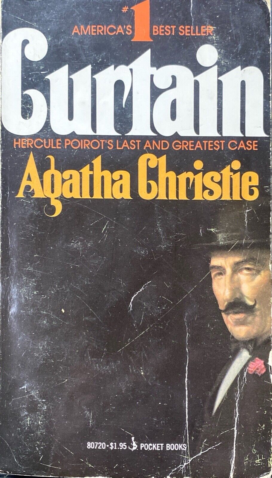 Curtain by Agatha Christie 1976 Pocket Paperback
