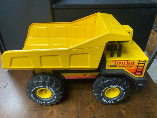 Tonka Turbo Diesel XMB-975 Dump Truck 1980s Vintage Clean