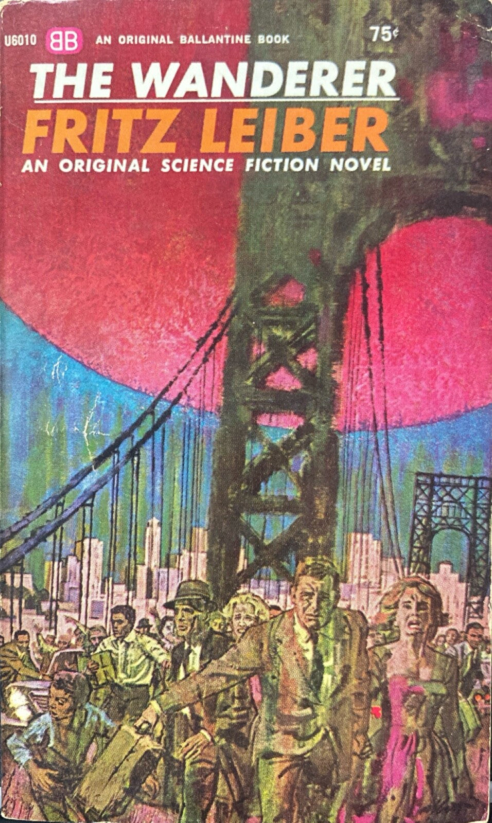 The Wanderer by Fritz Leiber 1964 Ballantine U6010 Paperback
