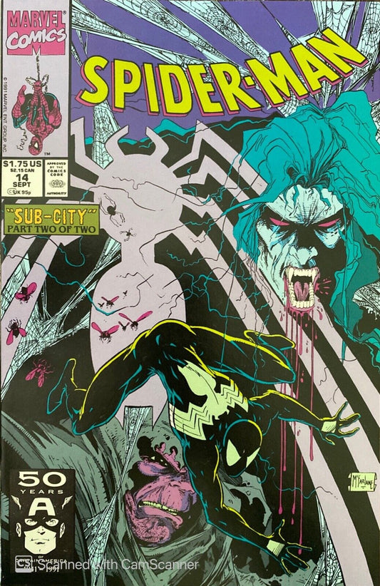 Marvel Comics Spider-man #14 Copper Age 1991